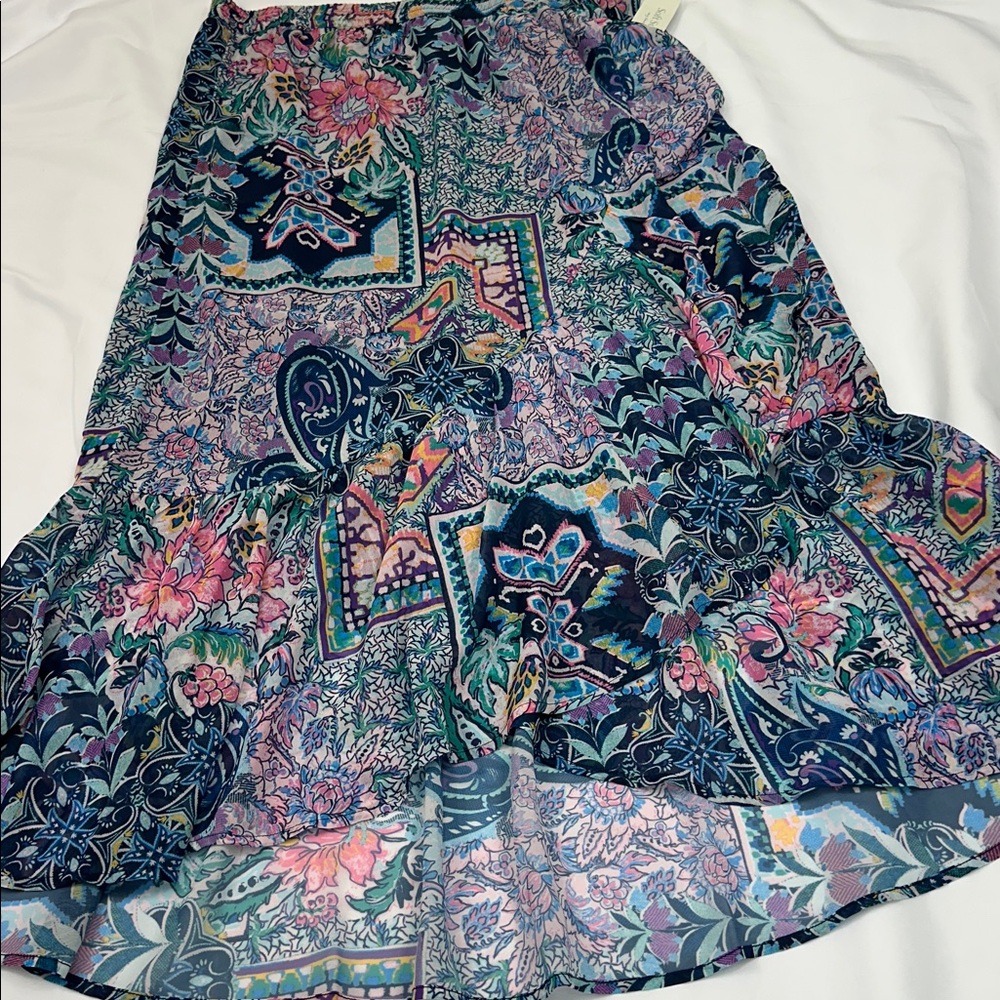 NWT Soft Surroundings Boho Patchwork Maxi Skirt F… - image 6